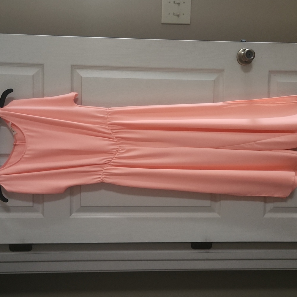 Peach Short Sleeve Jumper
